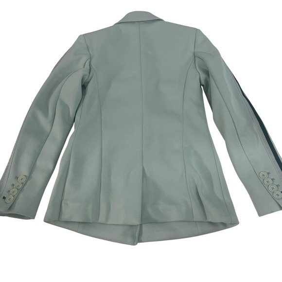 Adidas Ivy Park Blazer Jacket Womens Small Mint Green Track Stripe Beyonce - Picture 3 of 16